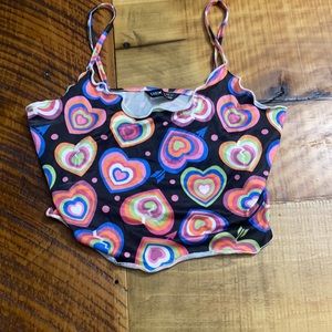 SHEIN Heart Crop top